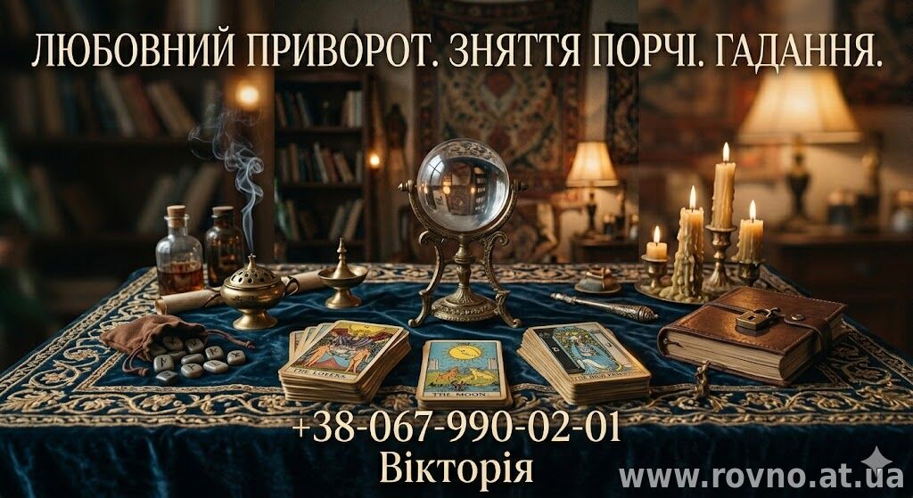 Допомога екстрасенса Івано-Франківськ. Ворожіння, любовна магія, зняття порчі та пристріту.